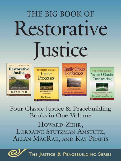 Title details for The Big Book of Restorative Justice by Howard Zehr - Wait list